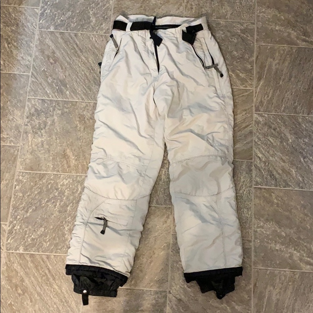 Girls XL White Snow/Ski Pants